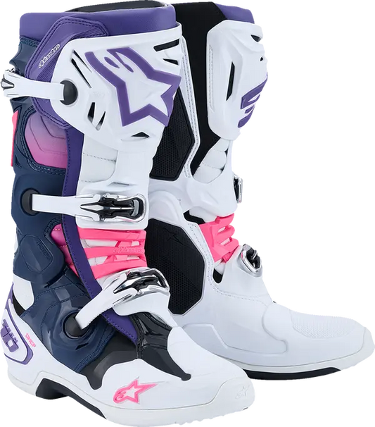 BOOT TECH 10 WHT/VLT/NVY/PINK
